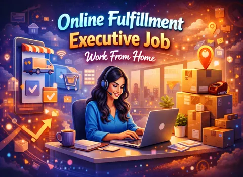 Online Fulfillment Executive Job Work From Home