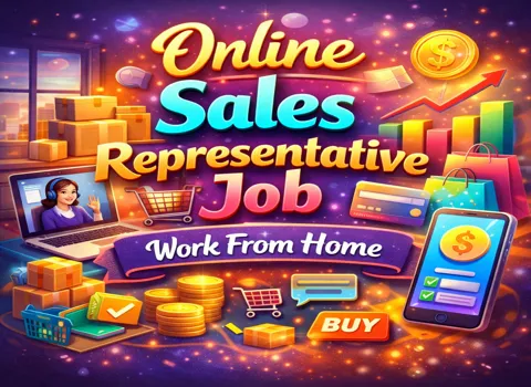 Online Sales Representative Job Work From Home