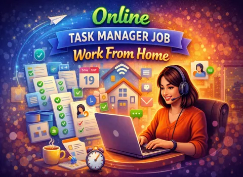 Online Task Manager Job Work From Home