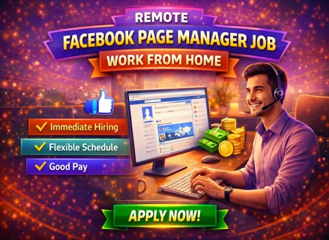 Remote Facebook Page Manager Job Work From Home