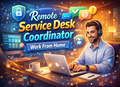 Remote Service Desk Coordinator Job Work From Home