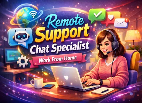 Remote Support Chat Specialist Job Work From Home