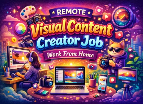 Remote Visual Content Creator Job Work From Home