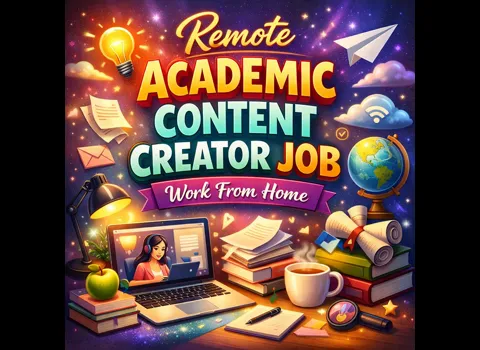Remote Academic Content Creator Job Work From Home