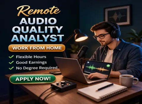 Remote Audio Quality Analyst Job Work From Home