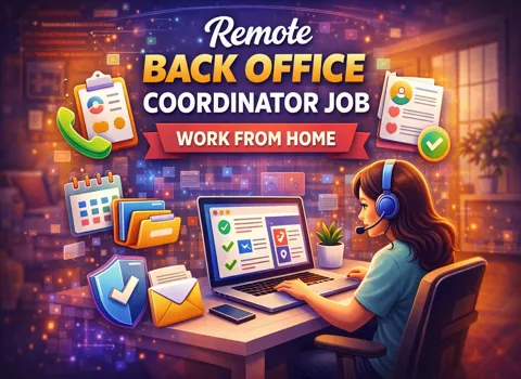 Remote Back Office Coordinator Job Work From Home