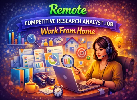 Remote Competitive Research Analyst Job Work From Home