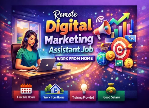 Remote Digital Marketing Assistant Job Work From Home