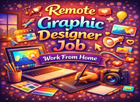 Remote Graphic Designer Job Work From Home