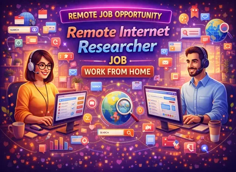 Remote Internet Researcher Job Work From Home