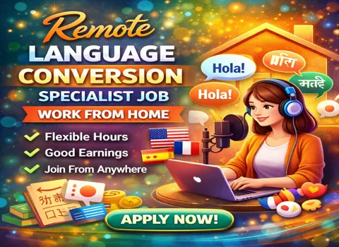 Remote Language Conversion Specialist Job Work From Home