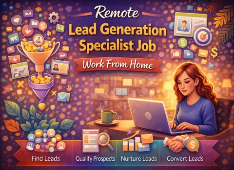 Remote Lead Generation Specialist Job Work From Home