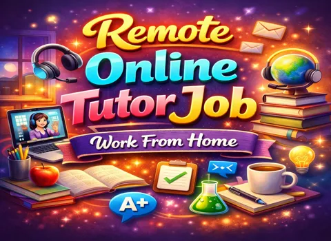 Remote Online Tutor Job Work From Home
