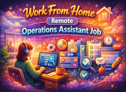 Remote Operations Assistant Job Work From Home