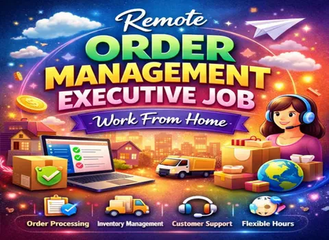 Remote Order Management Executive Job Work From Home