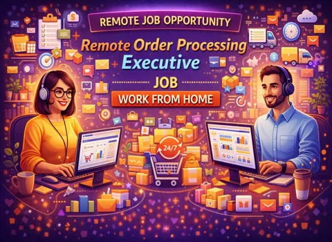 Remote Order Processing Executive Job Work From Home