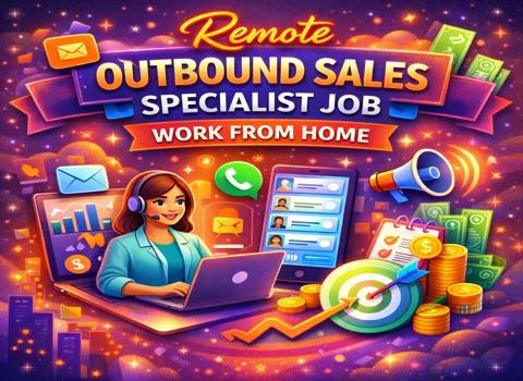 Remote Outbound Sales Specialist Job Work From Home
