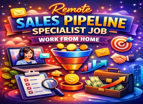 Remote Sales Pipeline Specialist Job Work From Home