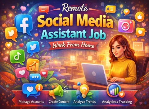 Remote Social Media Assistant Job Work From Home
