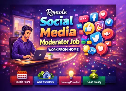 Remote Social Media Moderator Job Work From Home