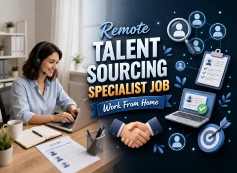 Remote Talent Sourcing Specialist Job Work From Home