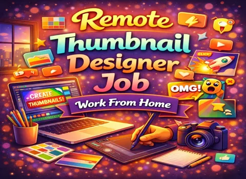 Remote Thumbnail Designer Job Work From Home