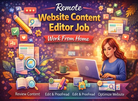 Remote Website Content Editor Job Work From Home