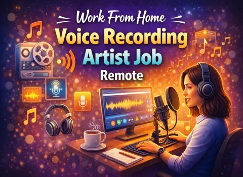 Work From Home Voice Recording Artist Job Remote