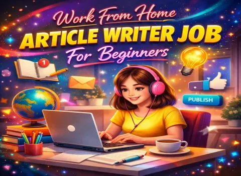 Work From Home Article Writer Job For Beginners