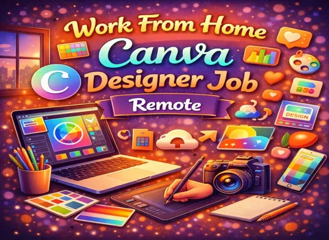 Work From Home Canva Designer Job Remote