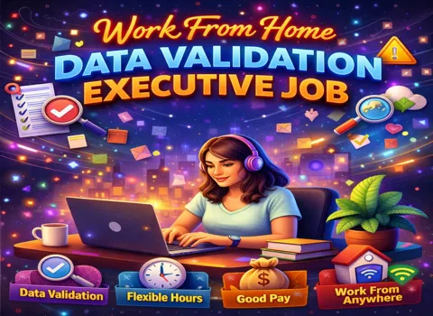Work From Home Data Validation Executive Job