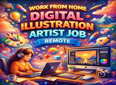 Work From Home Digital Illustration Artist Job Remote