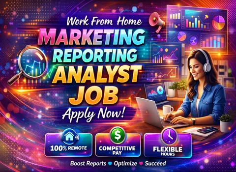 Work From Home Marketing Reporting Analyst Job