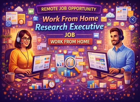 Work From Home Research Executive Job