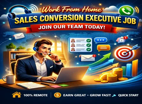 Work From Home Sales Conversion Executive Job