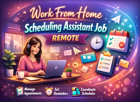 Work From Home Scheduling Assistant Job Remote