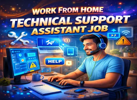 Work From Home Technical Support Assistant Job