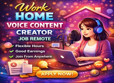 Work From Home Voice Content Creator Job Remote
