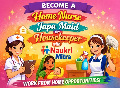 Become A Home Nurse, Japa Maid, or Housekeeper with Naukri Mitra