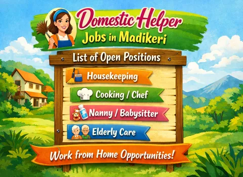 Domestic Helper Jobs in Madikeri: List of Open Positions