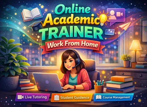 Online Academic Trainer Job Work From Home
