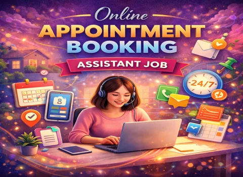 Online Appointment Booking Assistant Job
