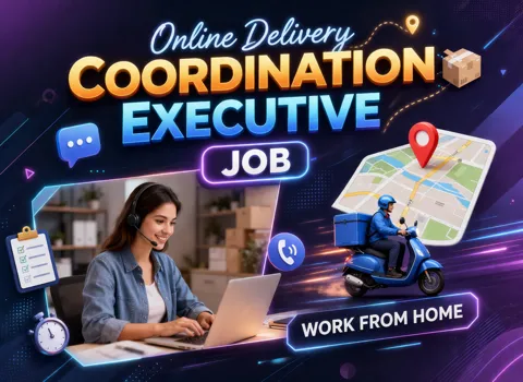 Online Delivery Coordination Executive Job Work From Home