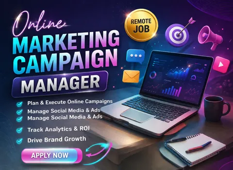Online Marketing Campaign Manager Job Remote