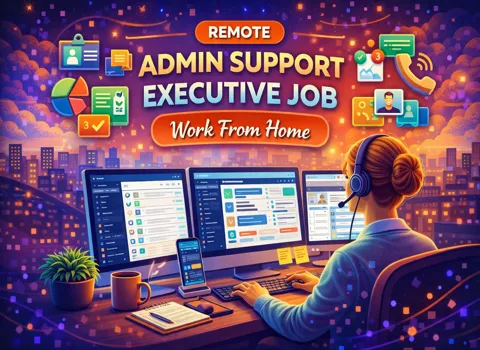 Remote Admin Support Executive Job Work From Home
