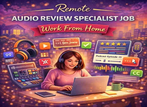 Remote Audio Review Specialist Job Work From Home