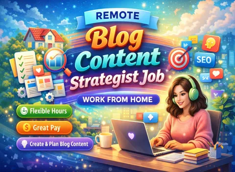 Remote Blog Content Strategist Job Work From Home