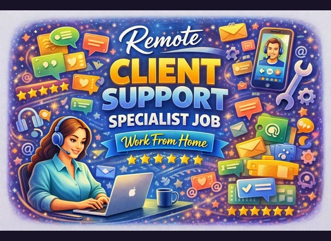 Remote Client Support Specialist Job Work From Home