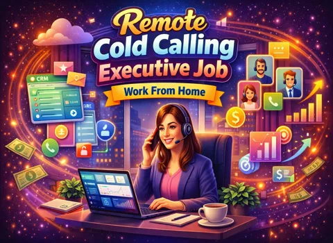 Remote Cold Calling Executive Job Work From Home