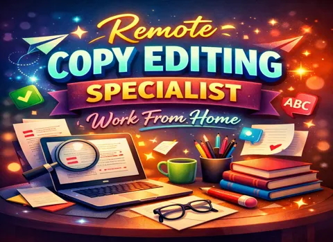Remote Copy Editing Specialist Job Work From Home